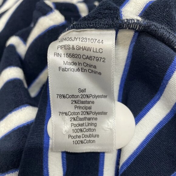 Veronica Beard Women’s Ortiz Striped Terry Cotton Blazer - Picture 4 of 6